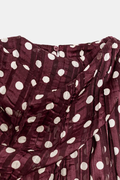 Blouse à pois