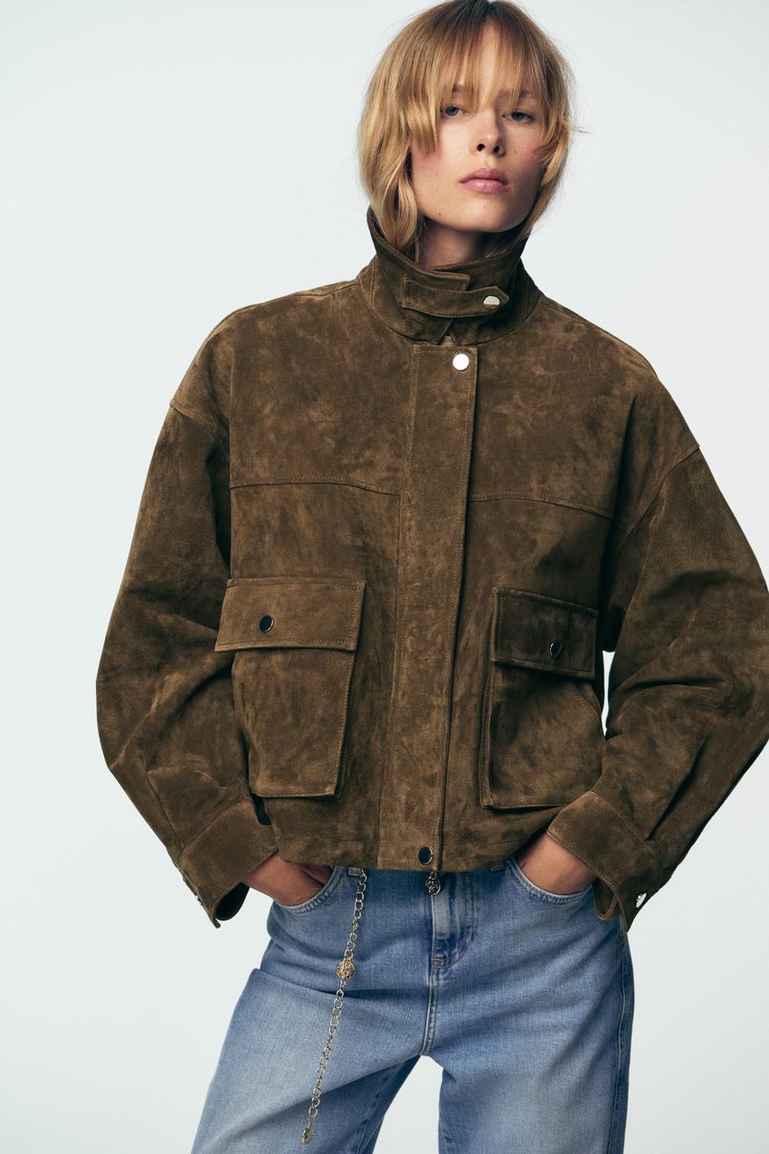 Blouson bomber 100 % cuir