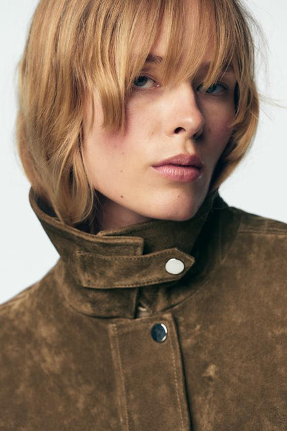 Blouson bomber 100 % cuir