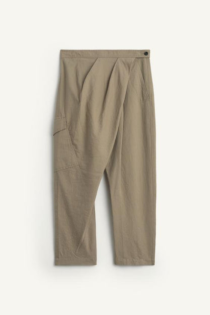 Pantalon drapé