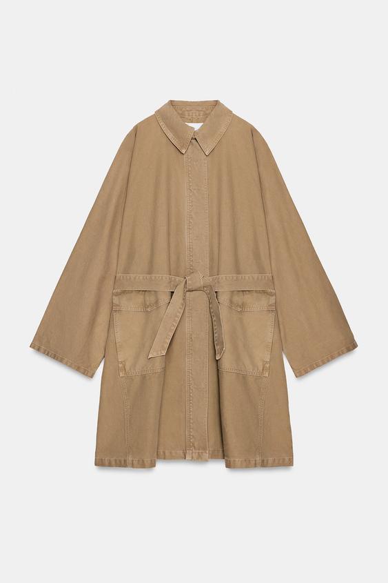 Trench long oversize