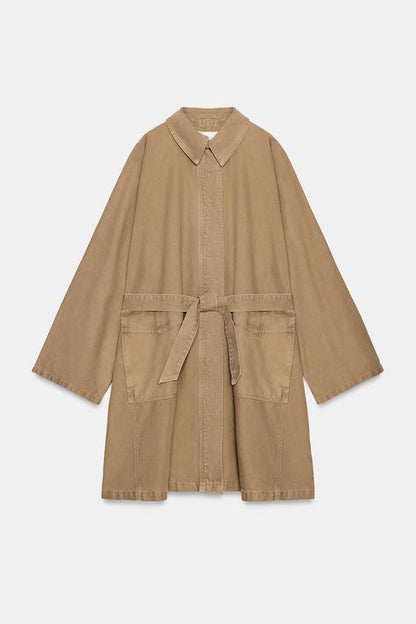 Trench long oversize