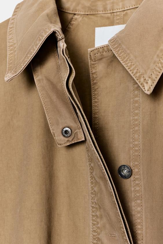 Trench long oversize