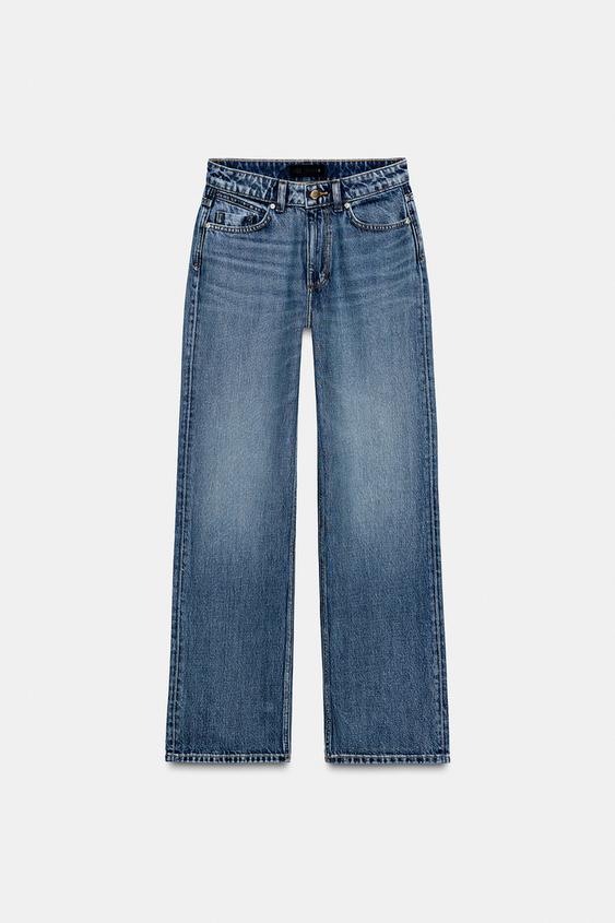 Jean Z1975 coupe droite taille haute, longueur longue