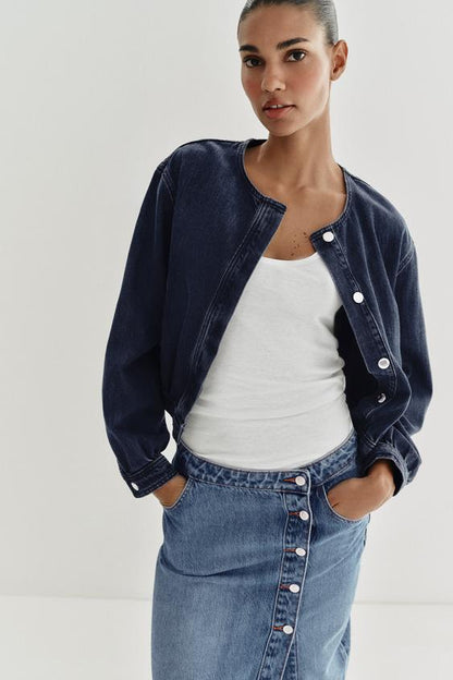 Jupe Z1975 croisée en denim