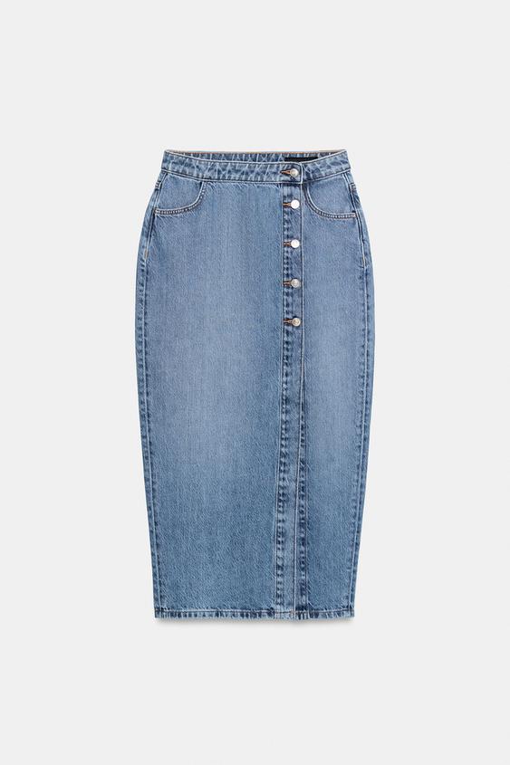 Jupe Z1975 croisée en denim