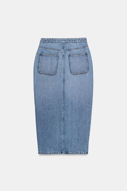 Jupe Z1975 croisée en denim