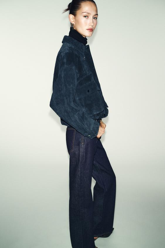 Jean Z1975 coupe droite taille haute, longueur longue