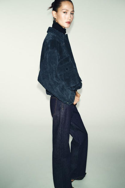 Jean Z1975 coupe droite taille haute, longueur longue