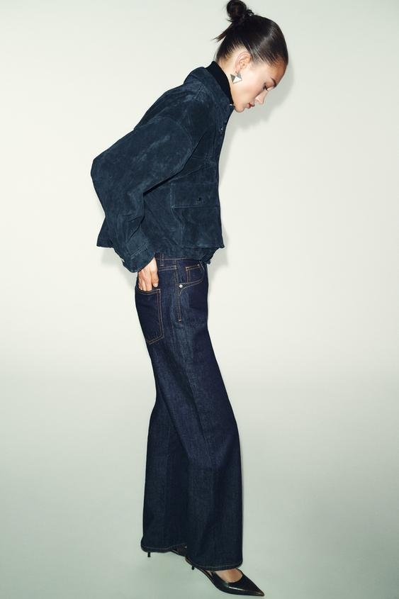 Jean Z1975 coupe droite taille haute, longueur longue