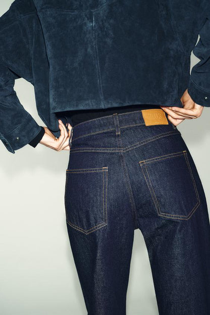 Jean Z1975 coupe droite taille haute, longueur longue