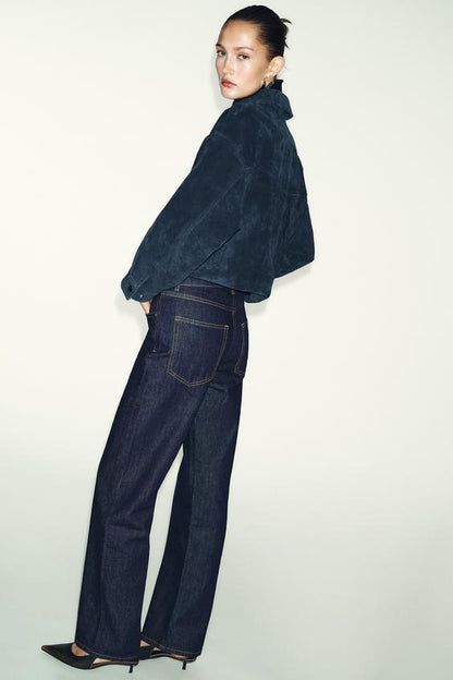 Jean Z1975 coupe droite taille haute, longueur longue