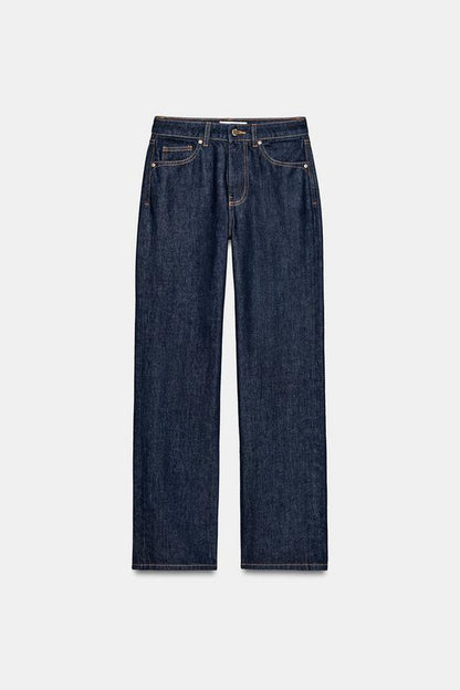 Jean Z1975 coupe droite taille haute, longueur longue