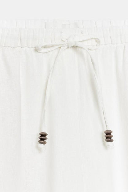Pantalon droit en lin