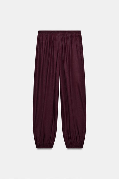 Pantalon bouffant en lin