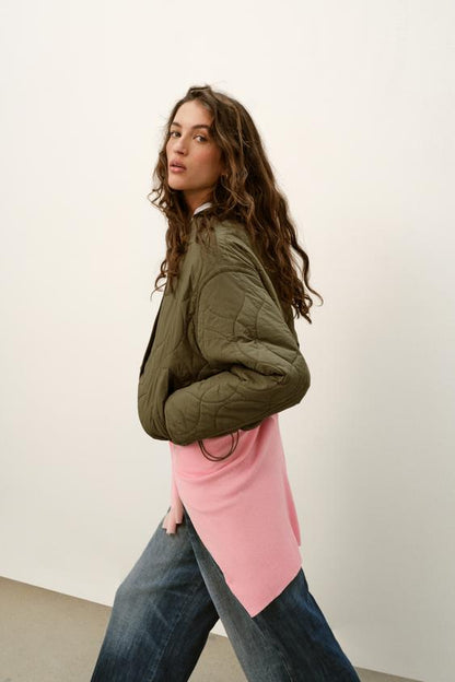 Blouson court matelassé