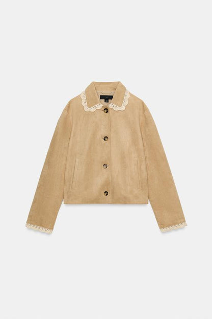 Veste effet suédine