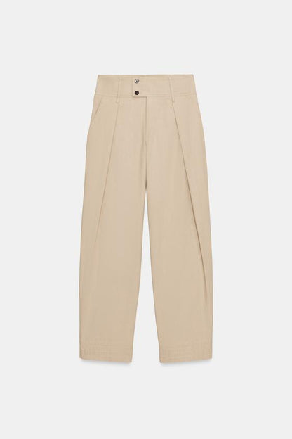 Pantalon large à bas réglable