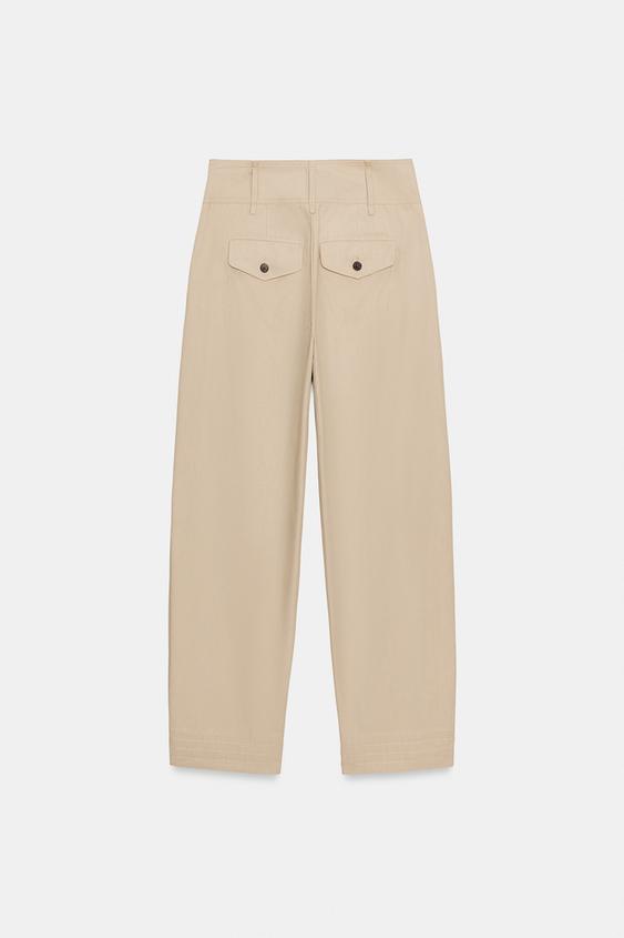 Pantalon large à bas réglable
