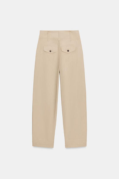 Pantalon large à bas réglable