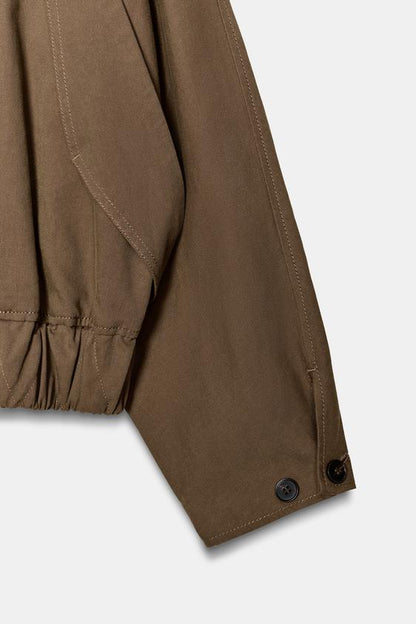 Blouson à col montant et bas élastiqué
