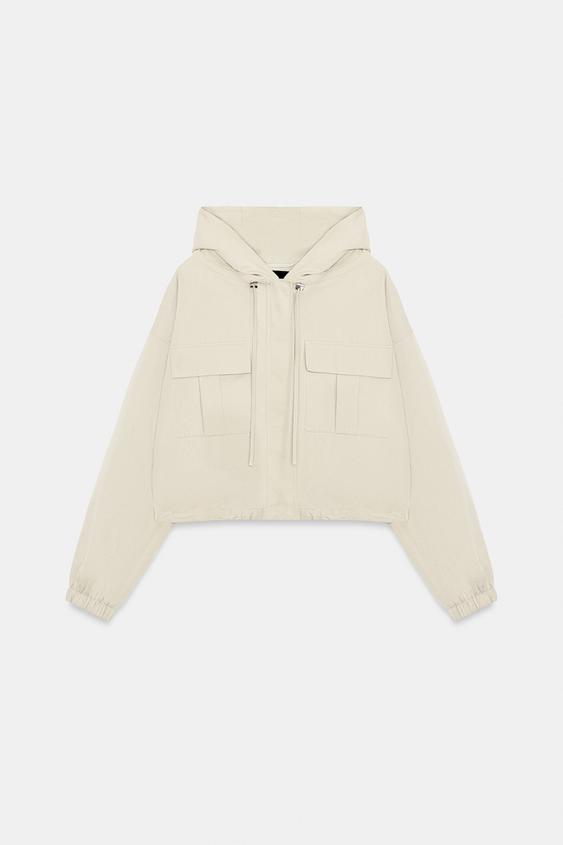 Blouson ballon à capuche
