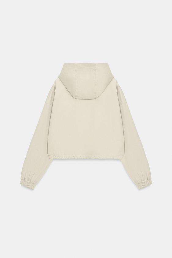 Blouson ballon à capuche