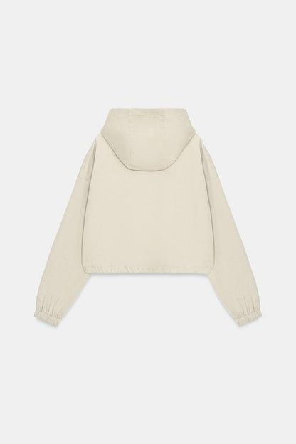 Blouson ballon à capuche