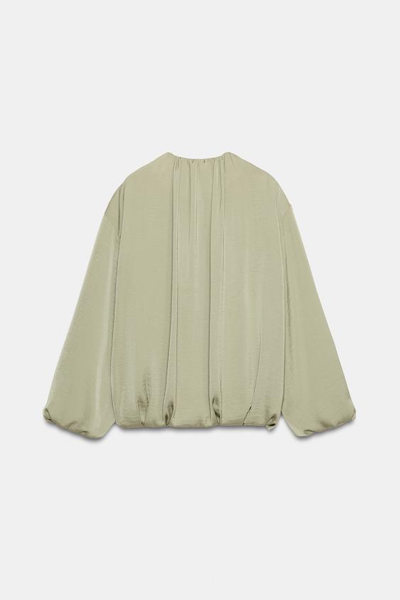 Veste bomber fluide ballon