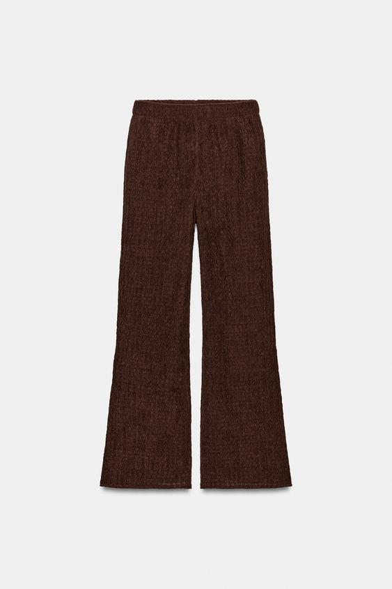 Pantalon effet froissé