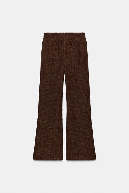 Pantalon effet froissé