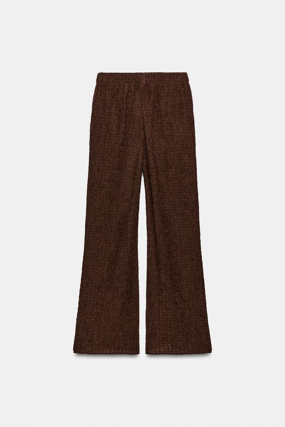 Pantalon effet froissé