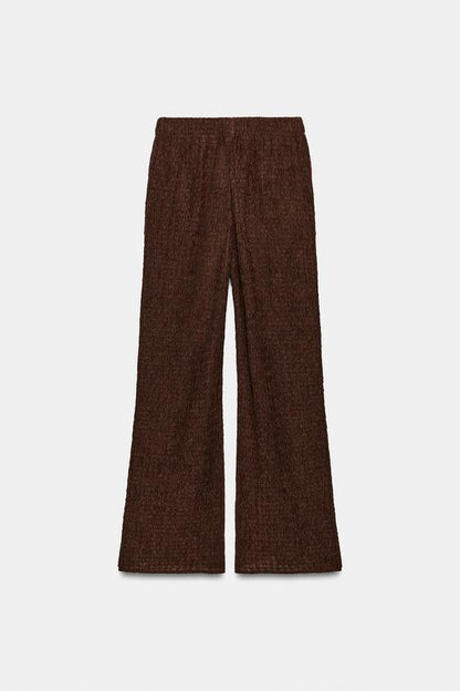 Pantalon effet froissé