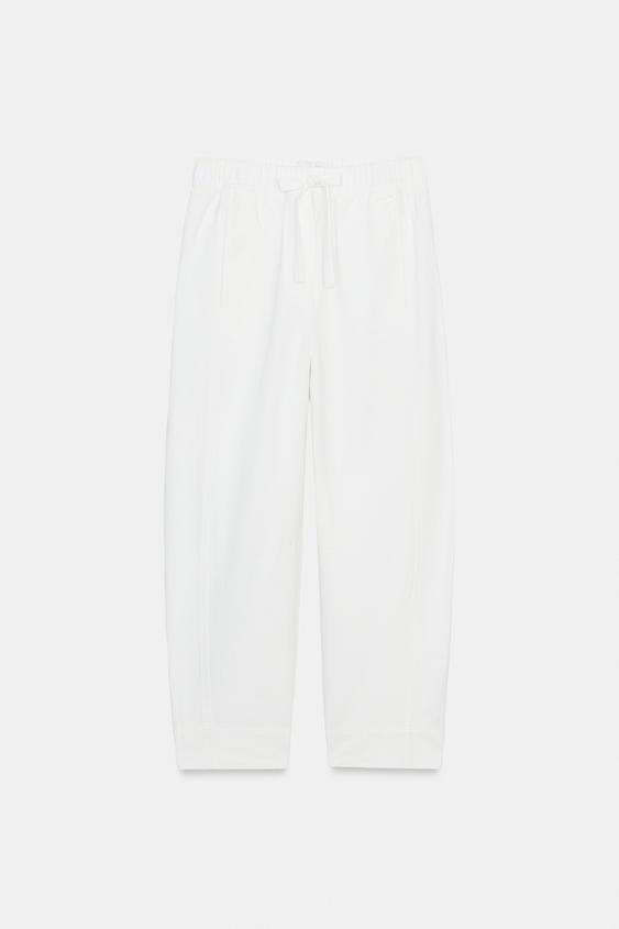Pantalon à taille élastique