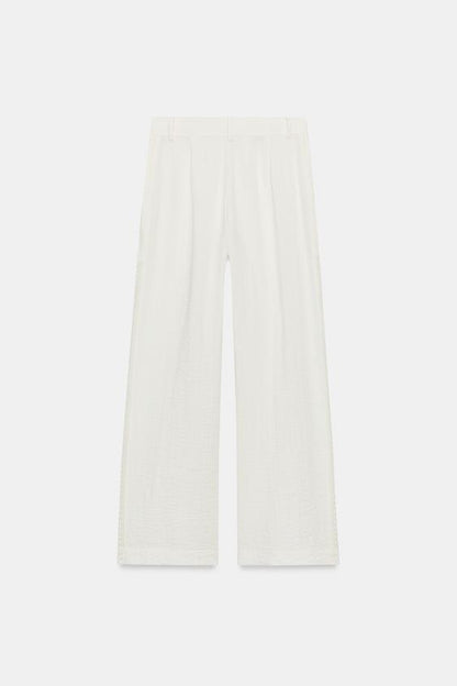Pantalon à empiècements latéraux