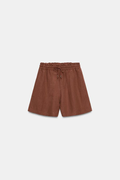 Bermuda à taille élastique