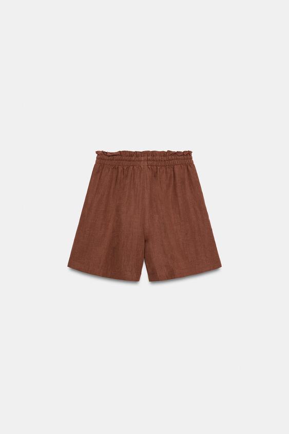 Bermuda à taille élastique