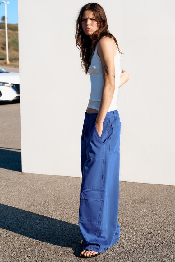 Pantalon cargo oversize