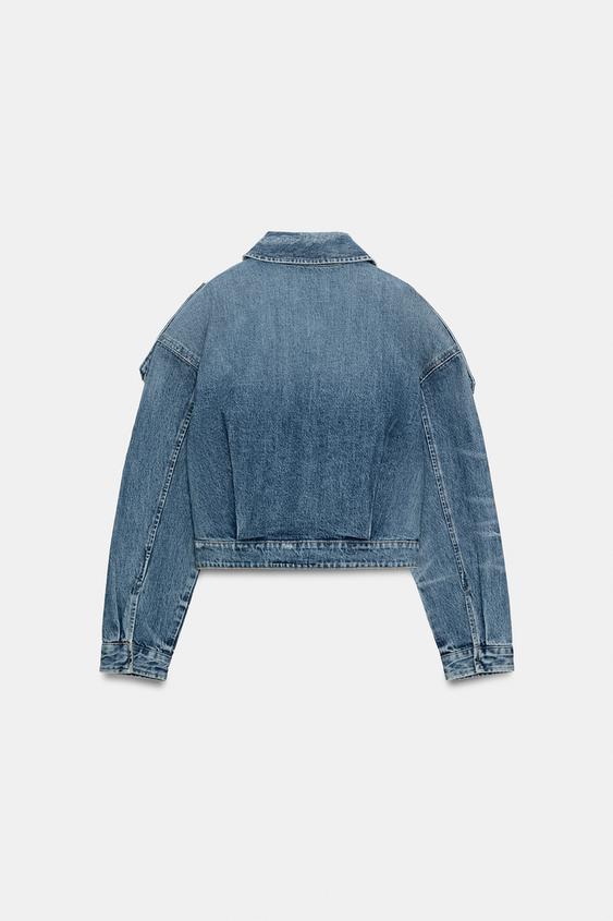 Blouson en denim à passants