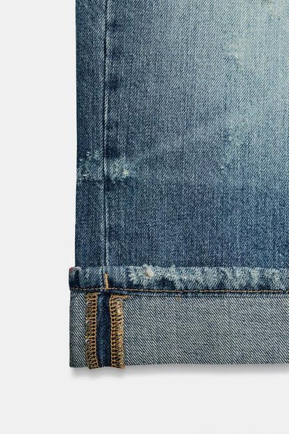 Jorts en denim TRF, taille mi-haute