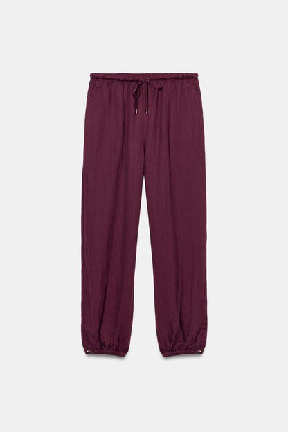 Pantalon bouffant à taille élastique
