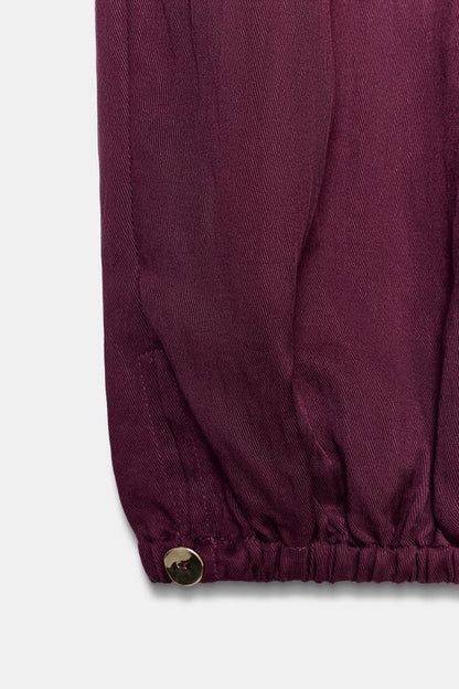 Pantalon bouffant à taille élastique