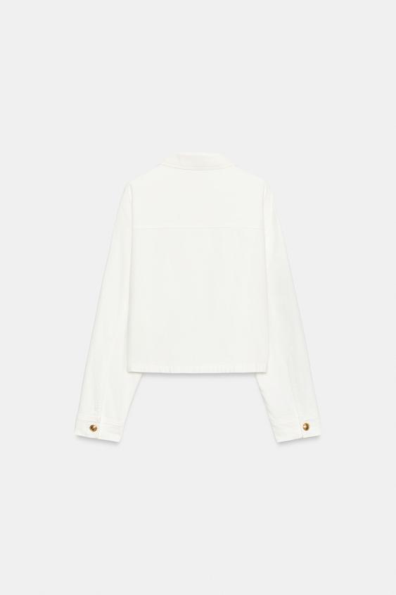 Blouson à boutons dorés