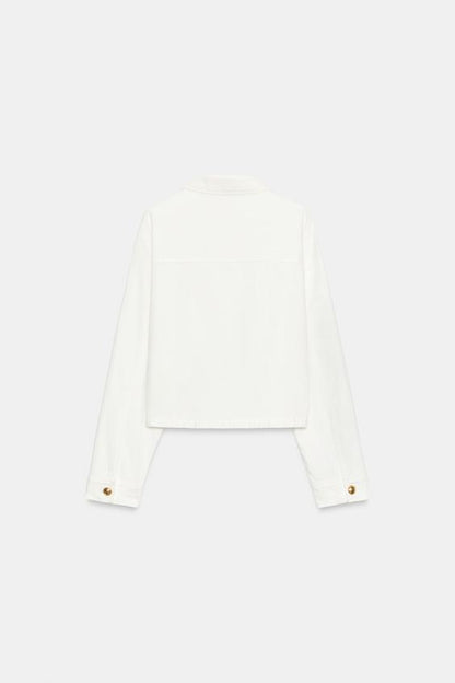 Blouson à boutons dorés