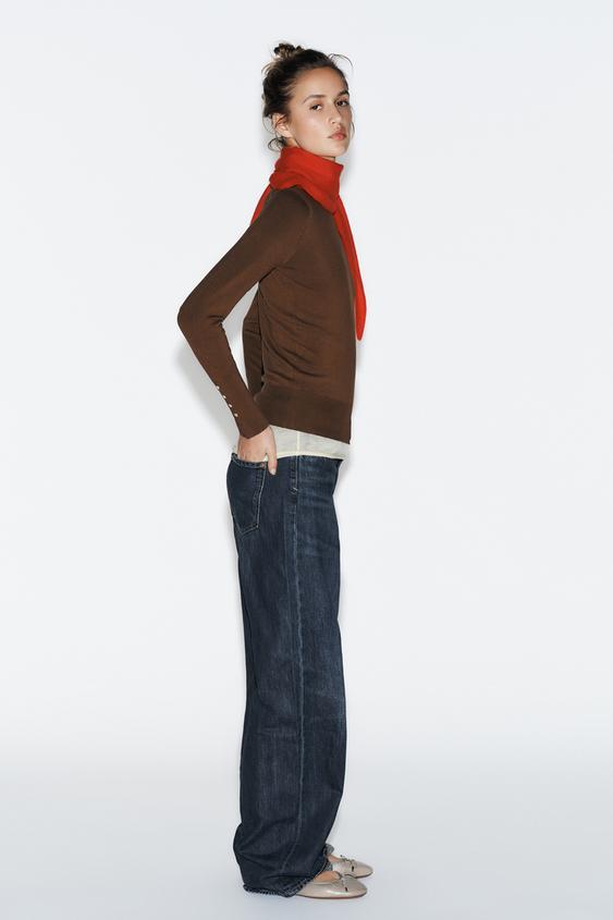 Pull basique uni en maille