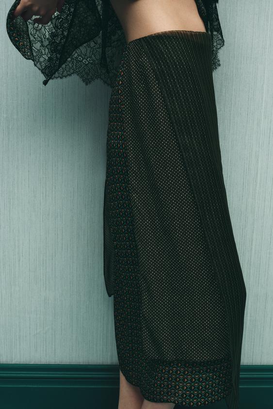 Jupe paréo imprimée 100 % viscose