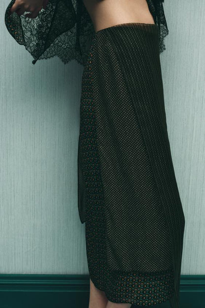 Jupe paréo imprimée 100 % viscose