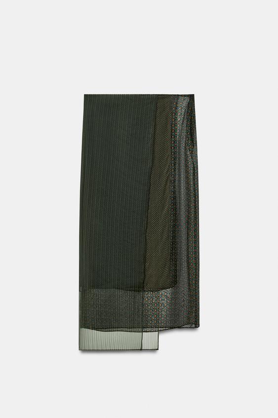 Jupe paréo imprimée 100 % viscose