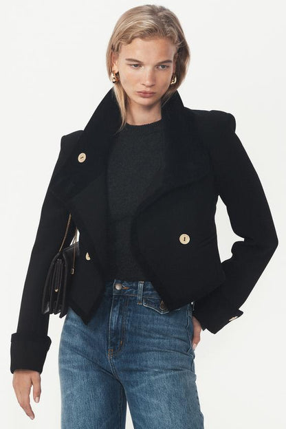 Veste courte à boutons The Item Zara Woman