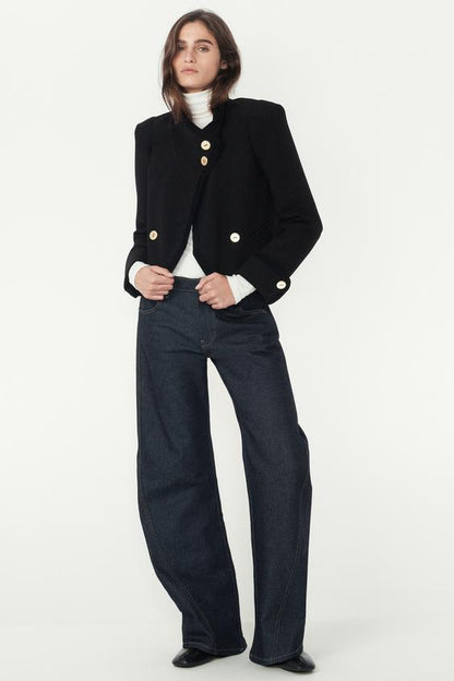 Veste courte à boutons The Item Zara Woman